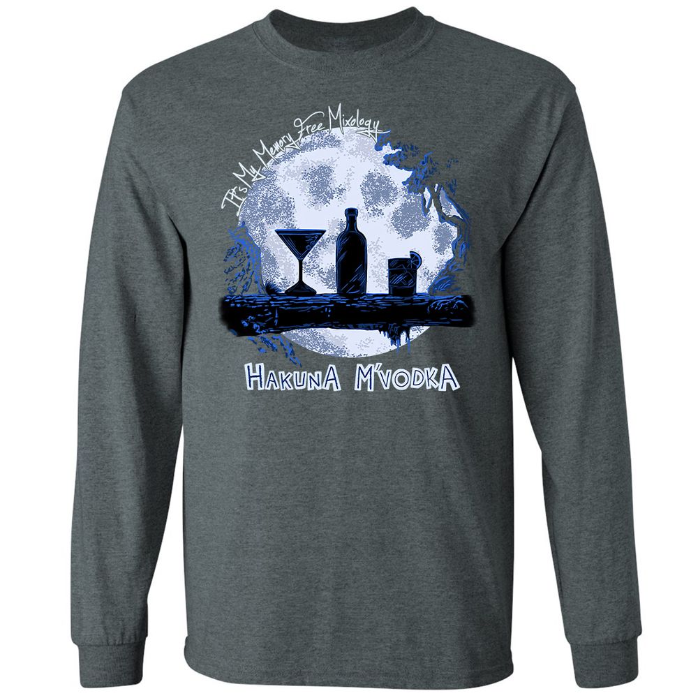 Long Sleeve T-Shirt - 6J982QUR - Dark Heather - 15
