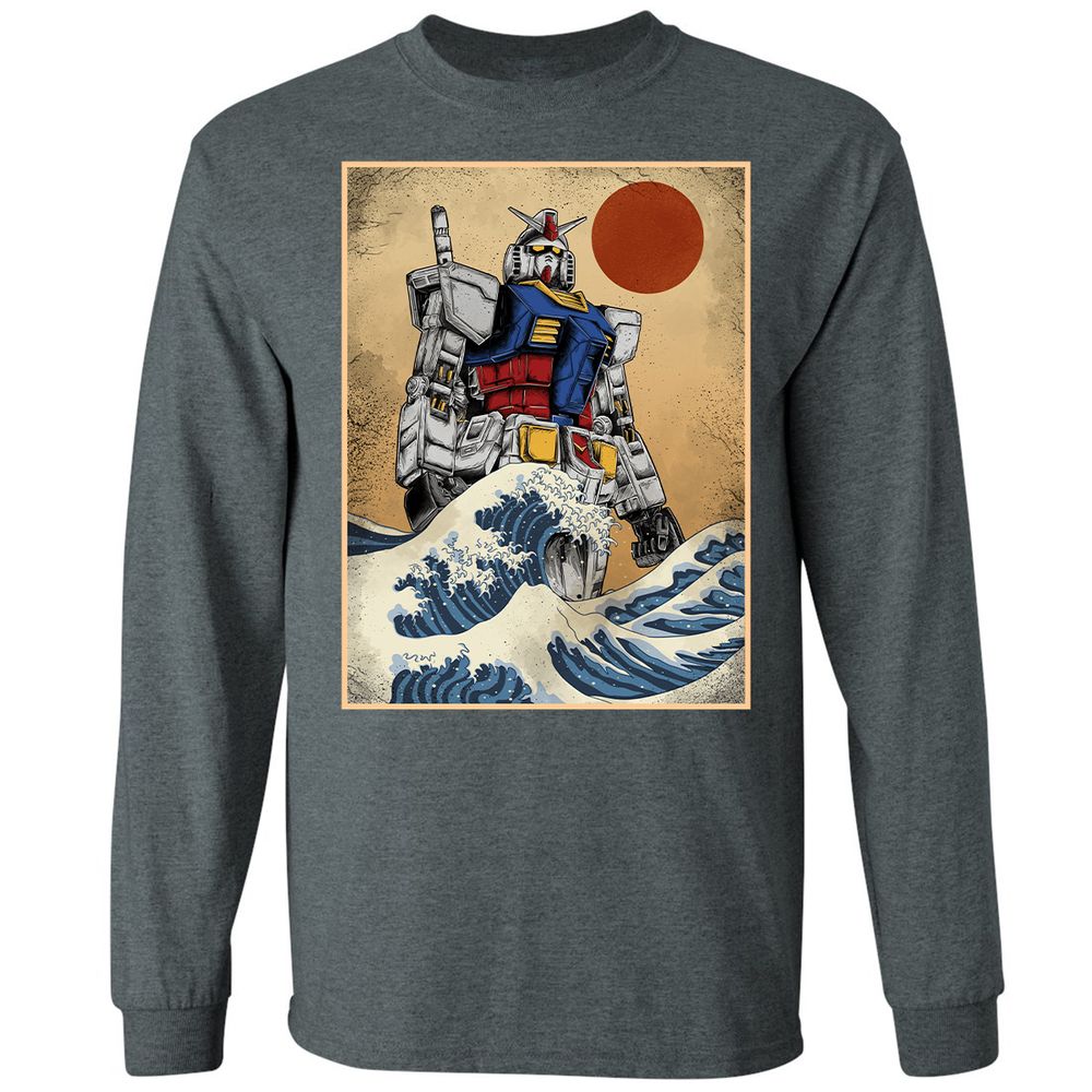 Long Sleeve T-Shirt - J8VQAEL5 - Dark Heather - 15