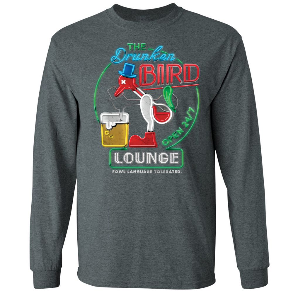 Long Sleeve T-Shirt - QLDUE8KP - Dark Heather - 15