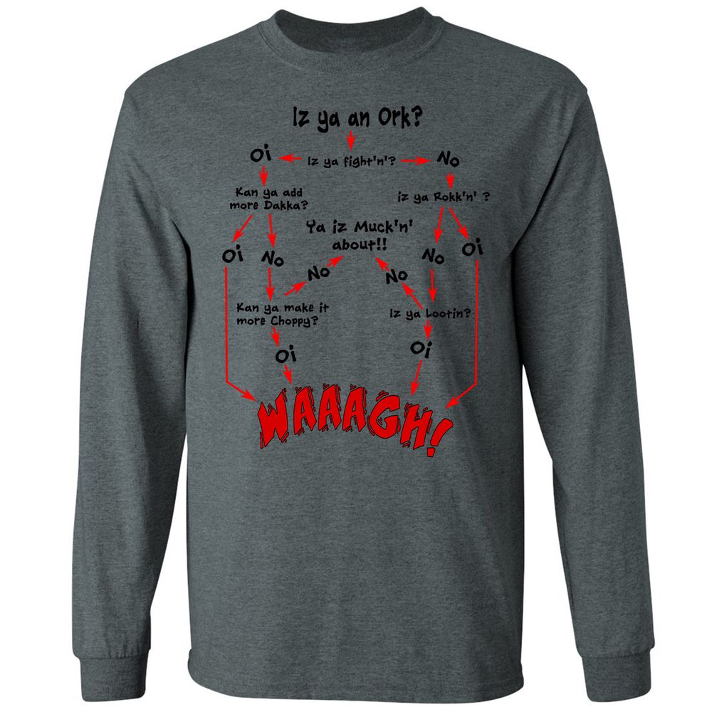 Long Sleeve T-Shirt - 8L7PTCLZ - Dark Heather - 15