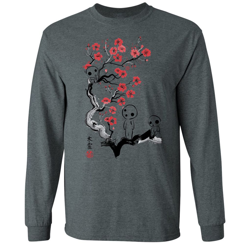 Long Sleeve T-Shirt - JPNJ3HU7 - Dark Heather - 15