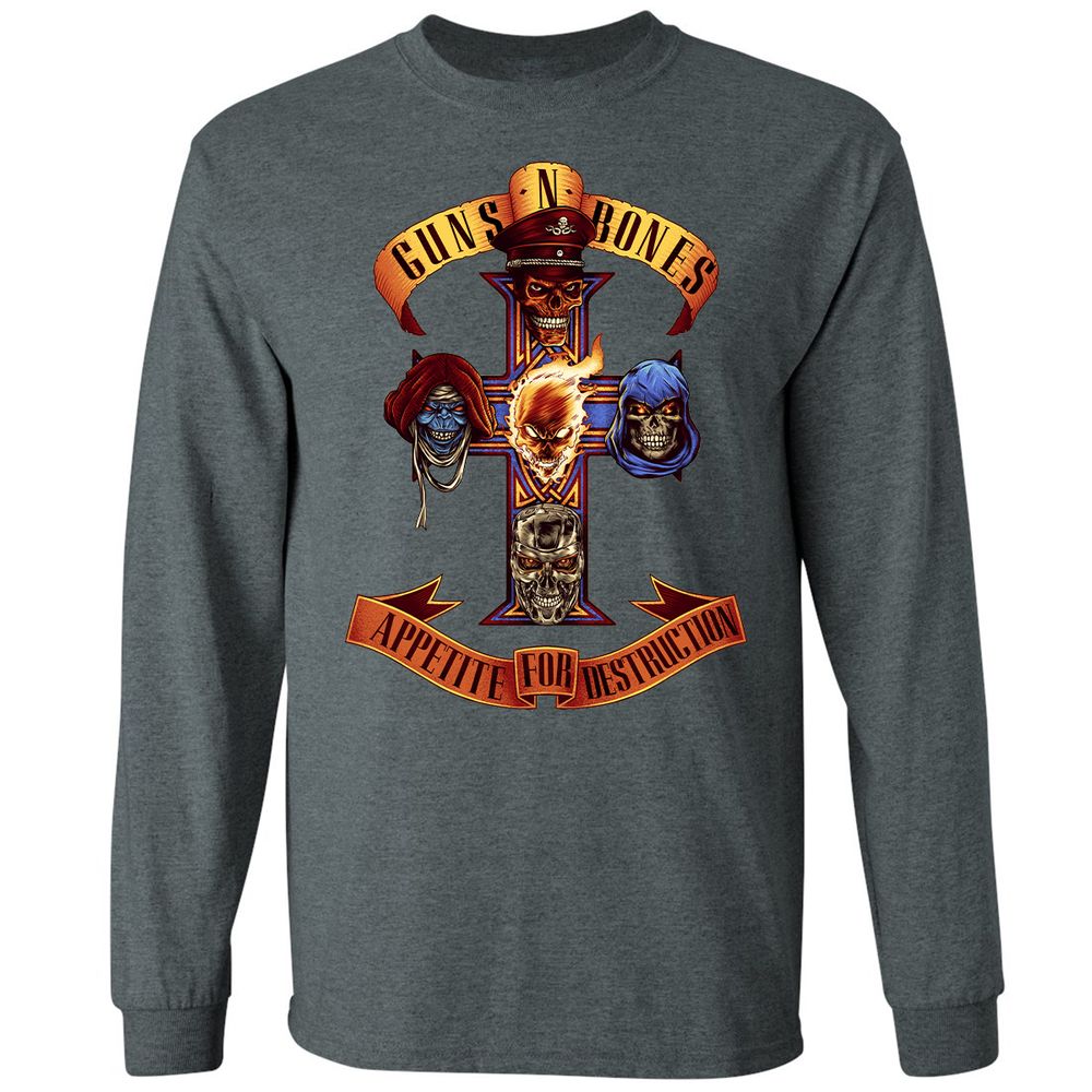 Long Sleeve T-Shirt - ZNNFA47D - Dark Heather - 15