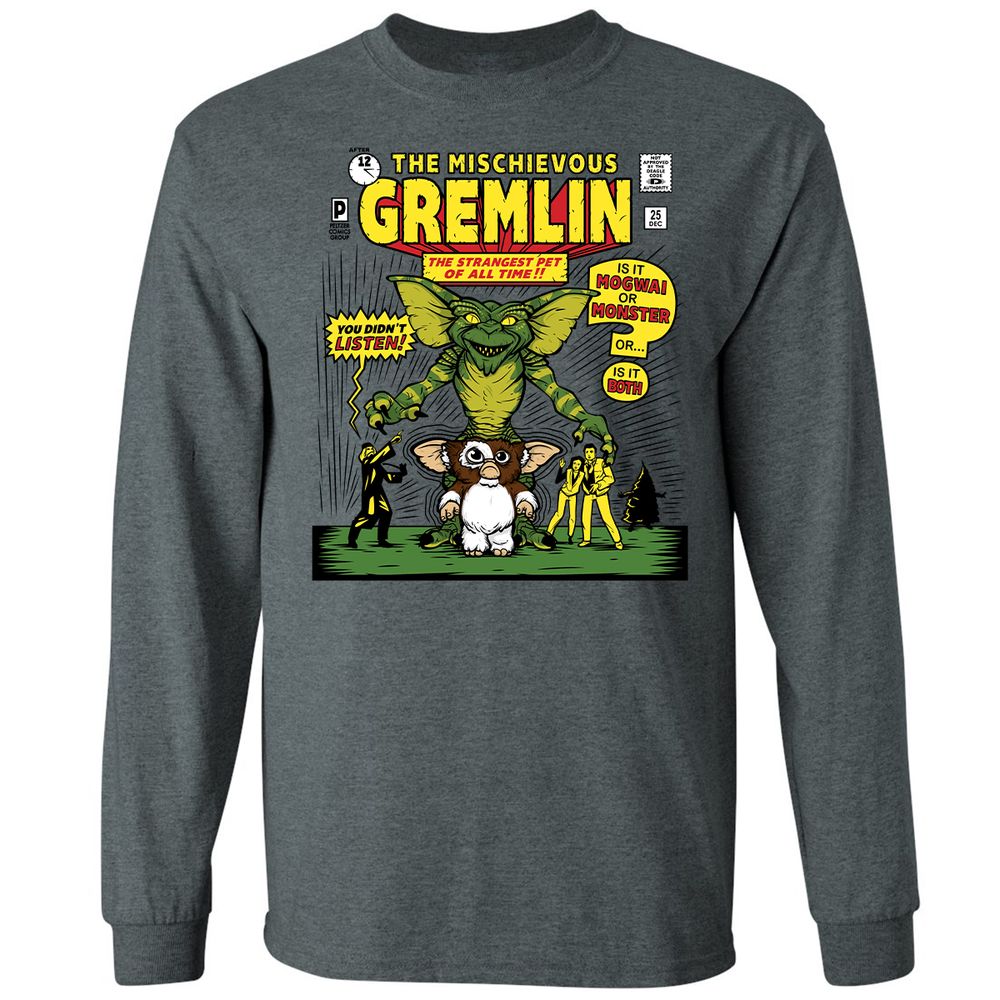 Long Sleeve T-Shirt - 4YDMUJAS - Dark Heather - 15