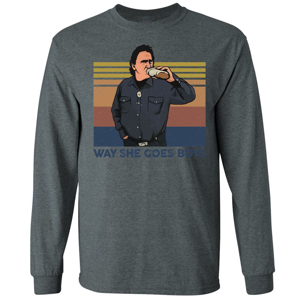 Long Sleeve T-Shirt - FPKDXU5M - Dark Heather - 15