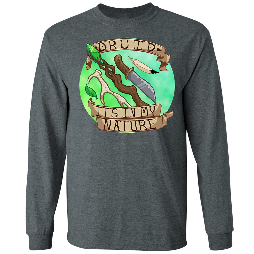 Long Sleeve T-Shirt - 8T11B194 - Dark Heather - 15