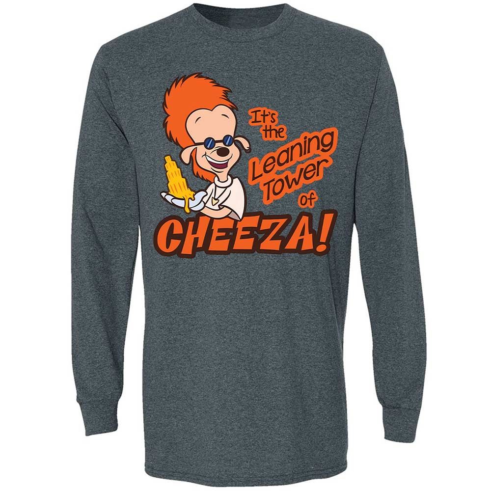 Leaning Tower of Cheeza - Dark Heather - 15
