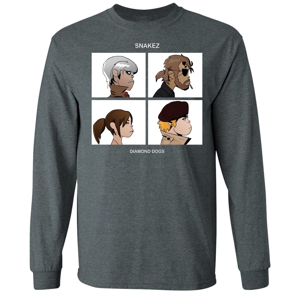 Long Sleeve T-Shirt - TRDF92TV - Dark Heather - 15