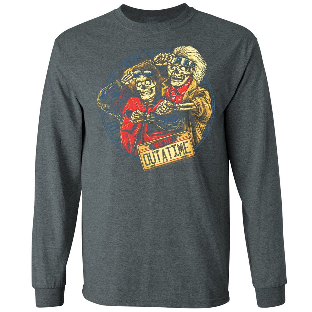 Long Sleeve T-Shirt - QDSX9QDR - Dark Heather - 15