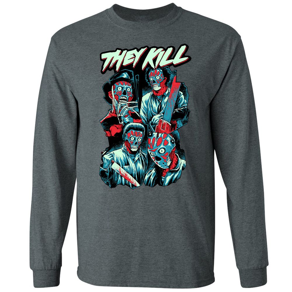 Long Sleeve T-Shirt - MX3AYYUW - Dark Heather - 15