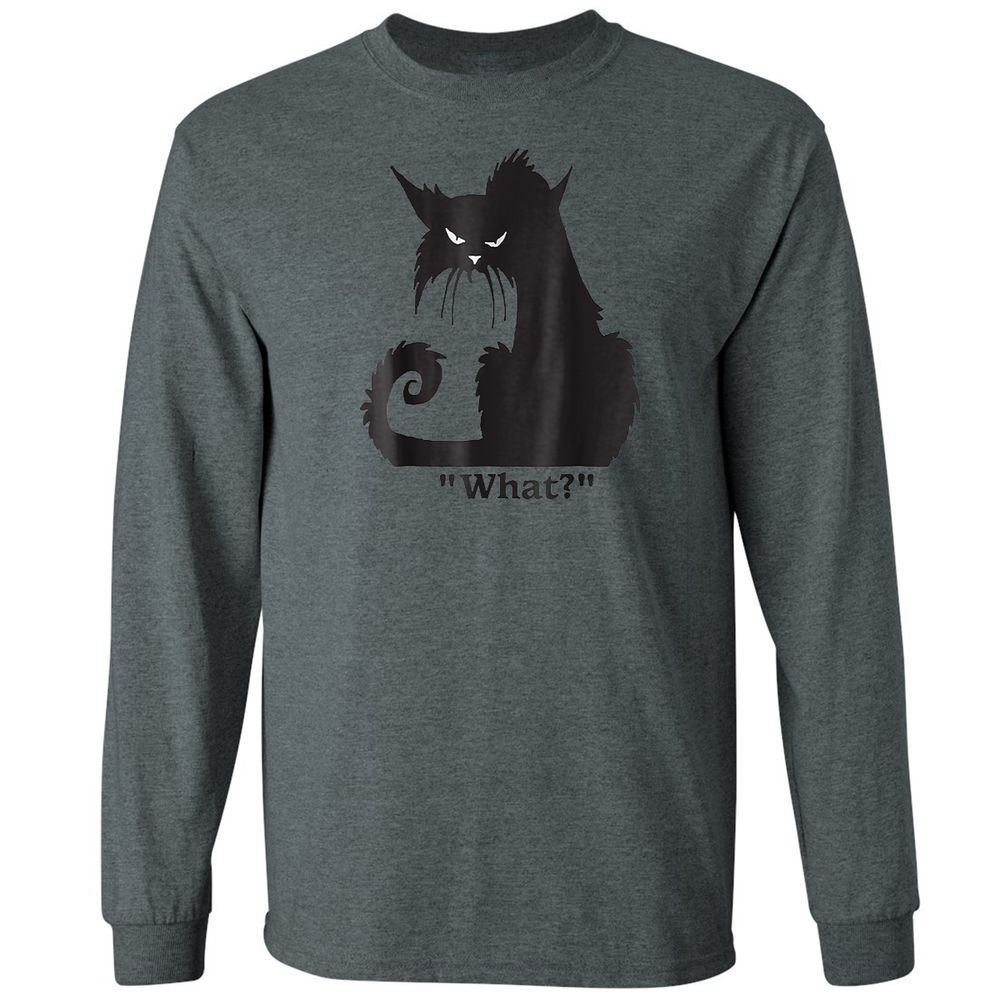 Long Sleeve T-Shirt - HXG6E92Y - Dark Heather - 15