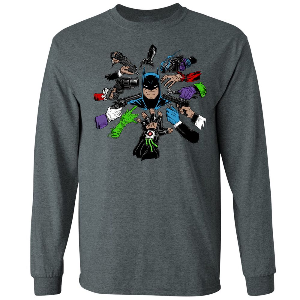 Long Sleeve T-Shirt - HQED41RW - Dark Heather - 15