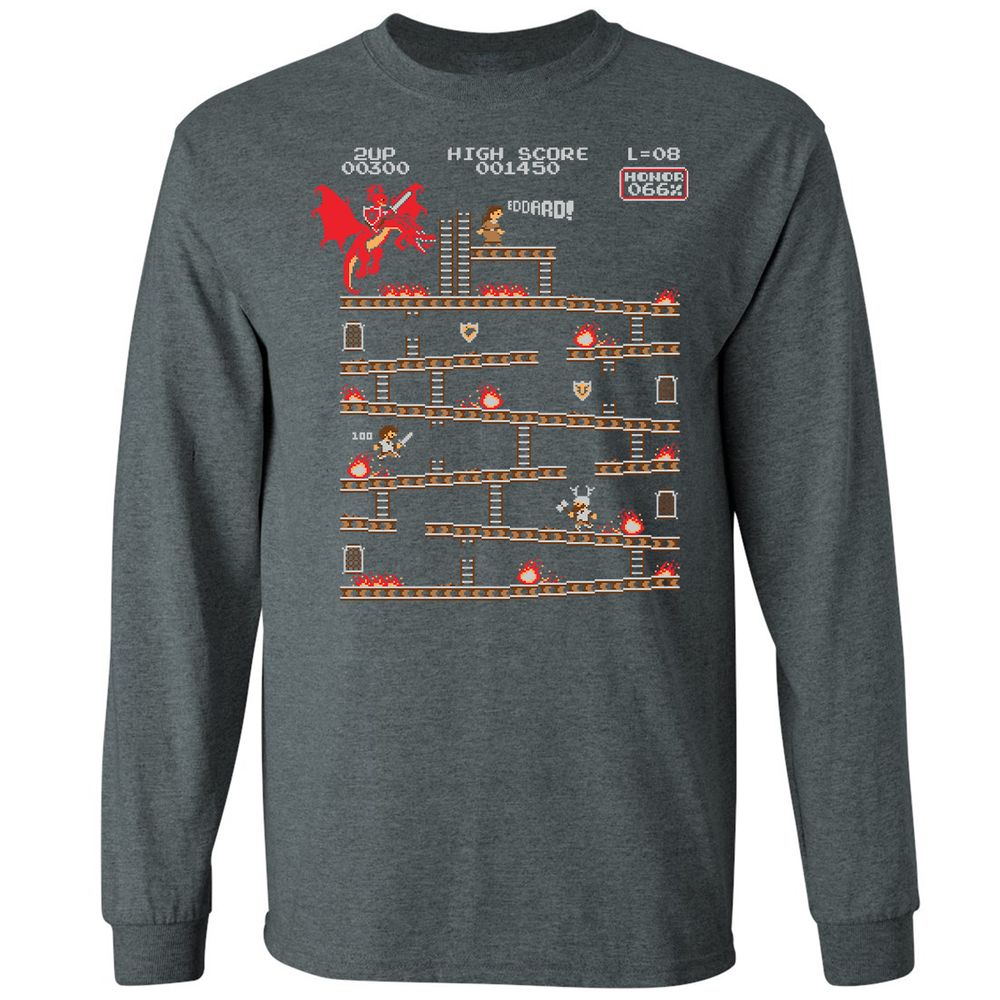 Long Sleeve T-Shirt - 3UL1MVSC - Dark Heather - 15