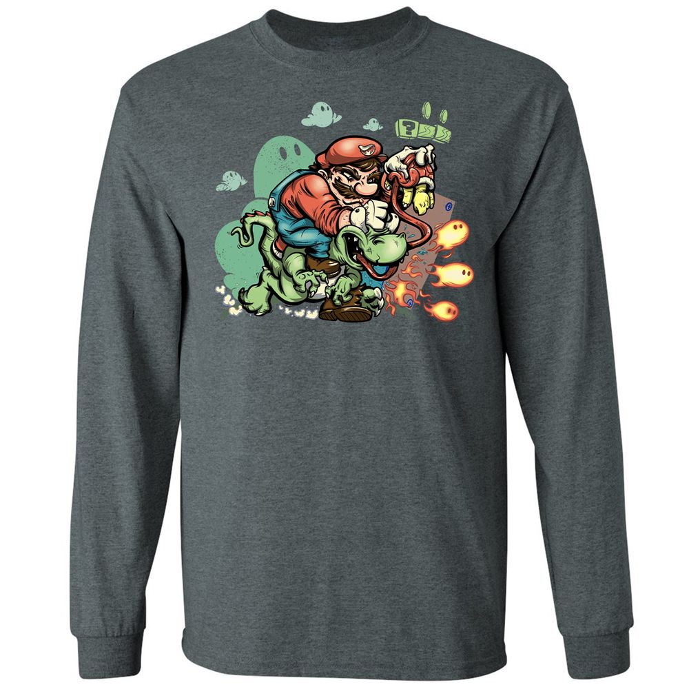 Long Sleeve T-Shirt - NMCTZXHH - Dark Heather - 15