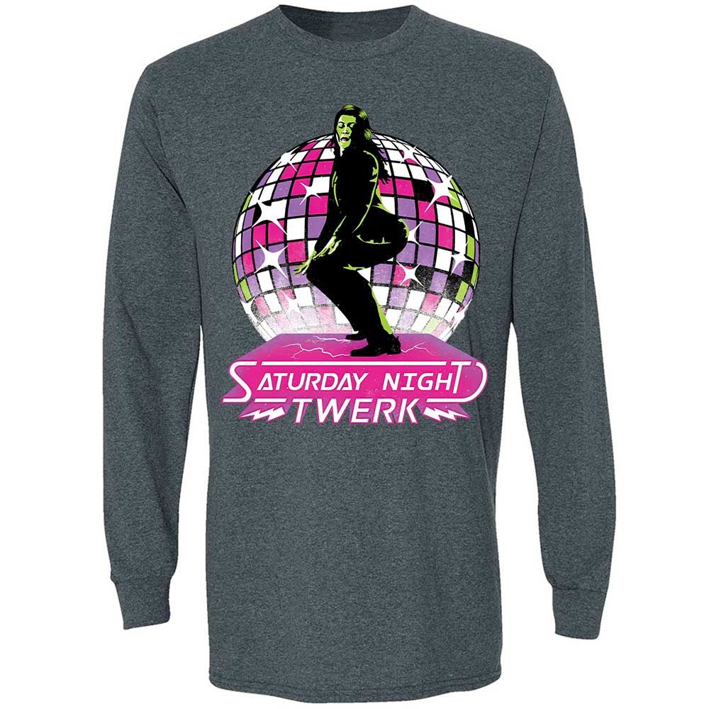 Saturday Night Twerk - Dark Heather - 15
