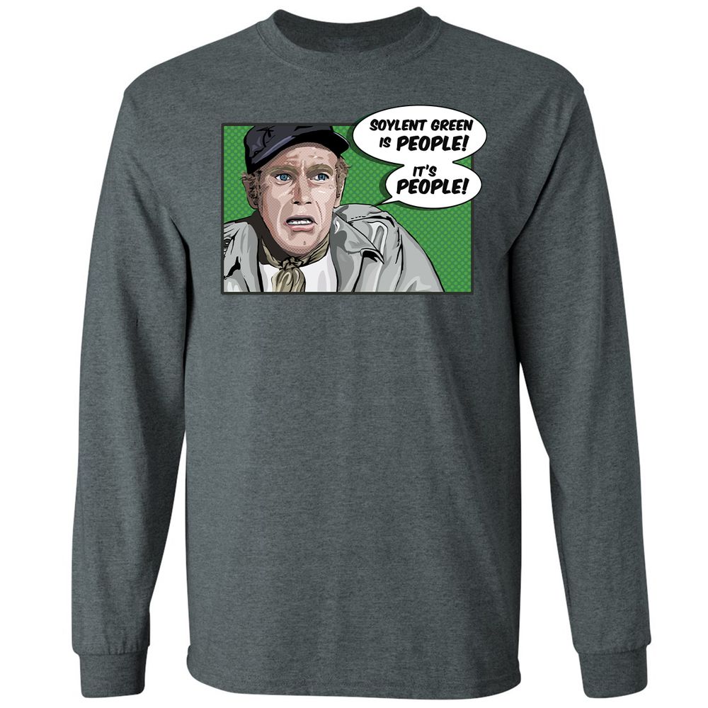 Long Sleeve T-Shirt - NUJ542B9 - Dark Heather - 15