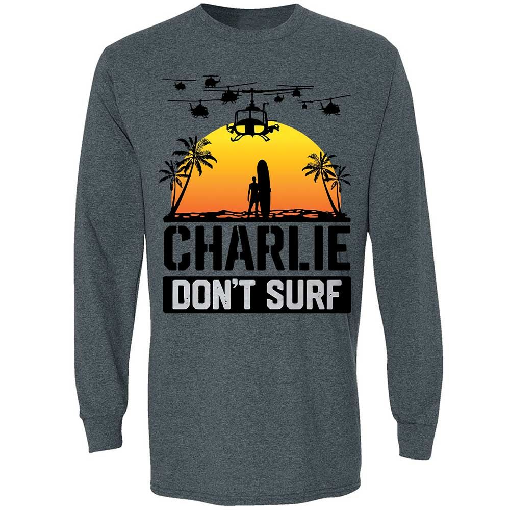 Long Sleeve T-Shirt - XJR6FW9M - Dark Heather - 15