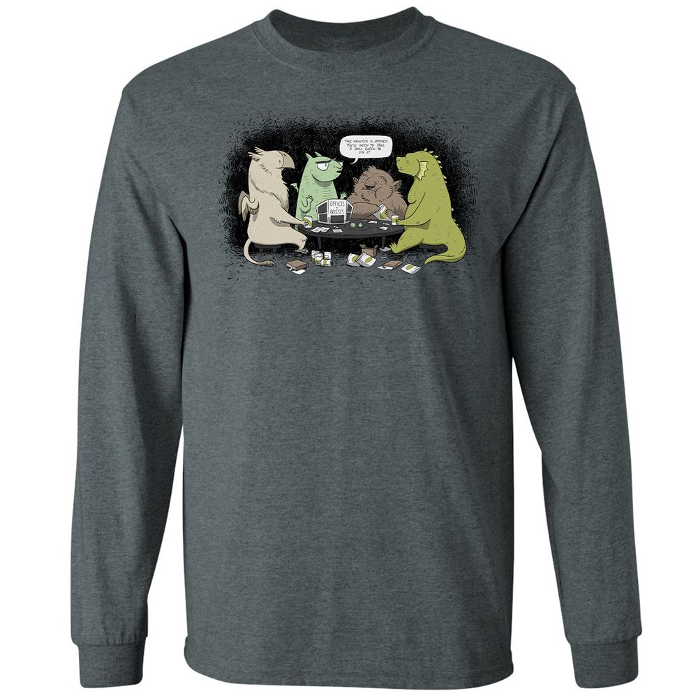 Long Sleeve T-Shirt - BKELXVGW - Dark Heather - 15