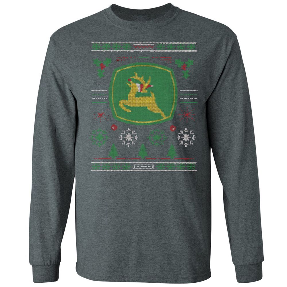 Long Sleeve T-Shirt - YFCPXATQ - Dark Heather - 15