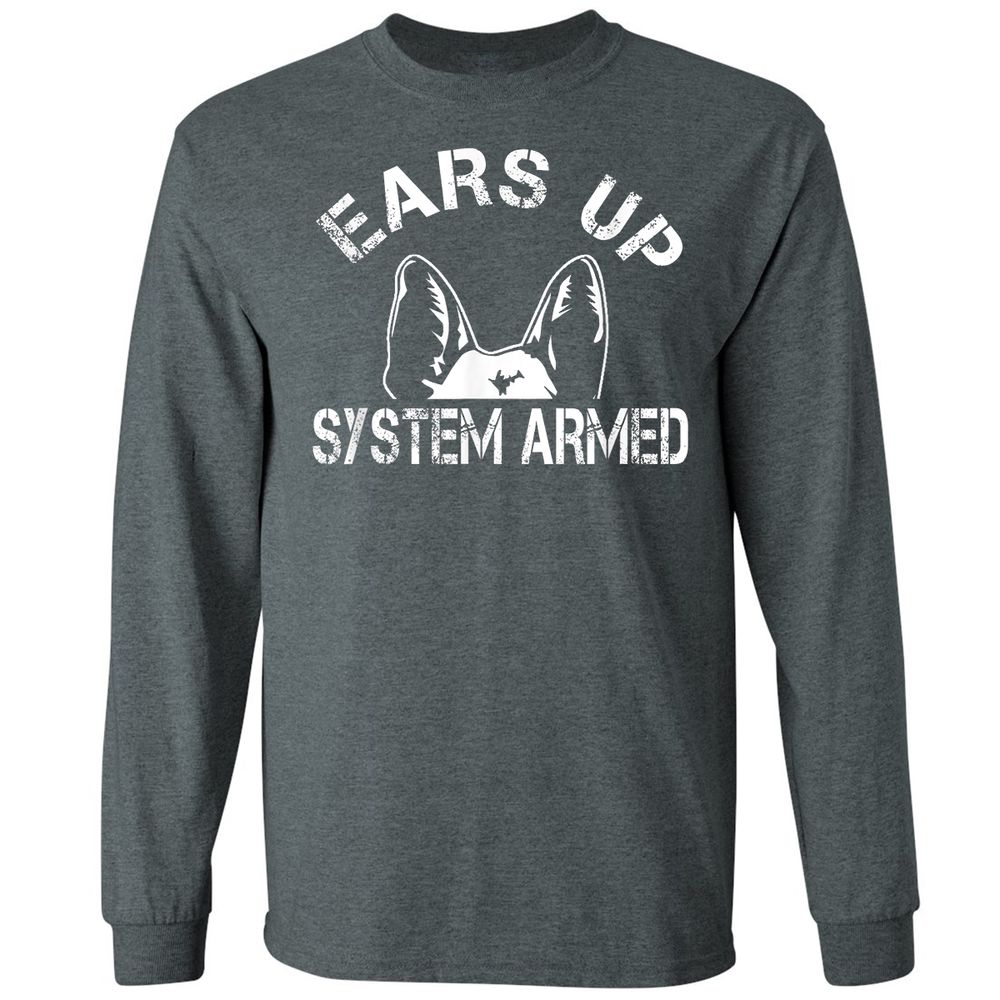 Long Sleeve T-Shirt - ZQDK4PL4 - Dark Heather - 15
