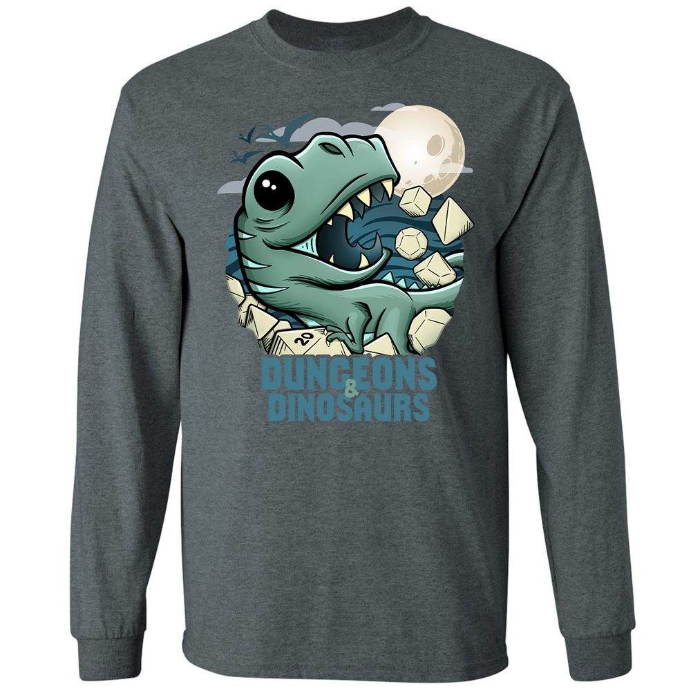 Long Sleeve T-Shirt - 1WASX6RH - Dark Heather - 15