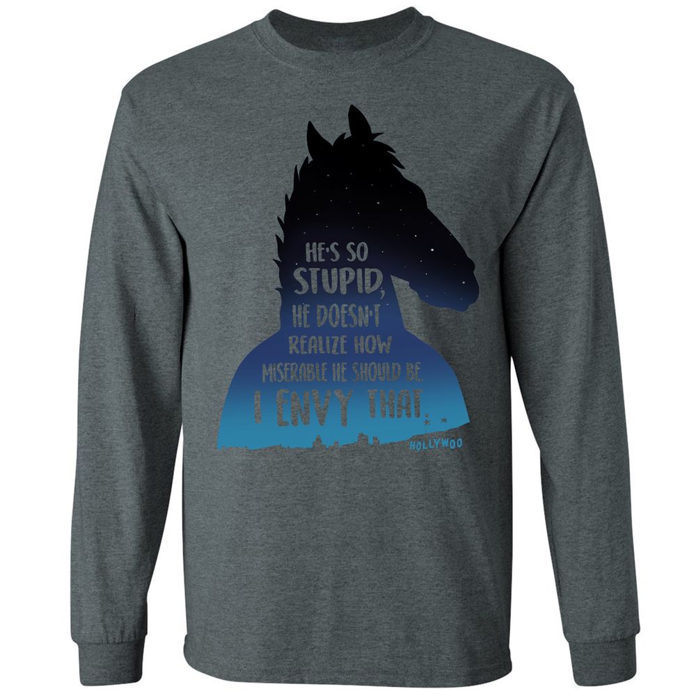 Long Sleeve T-Shirt - GNLTLT7Z - Dark Heather - 15