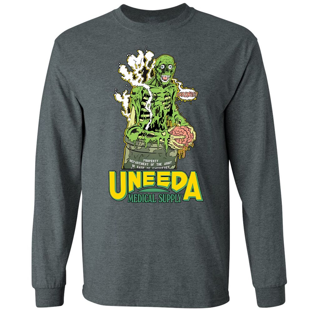 Long Sleeve T-Shirt - F67PURP9 - Dark Heather - 15