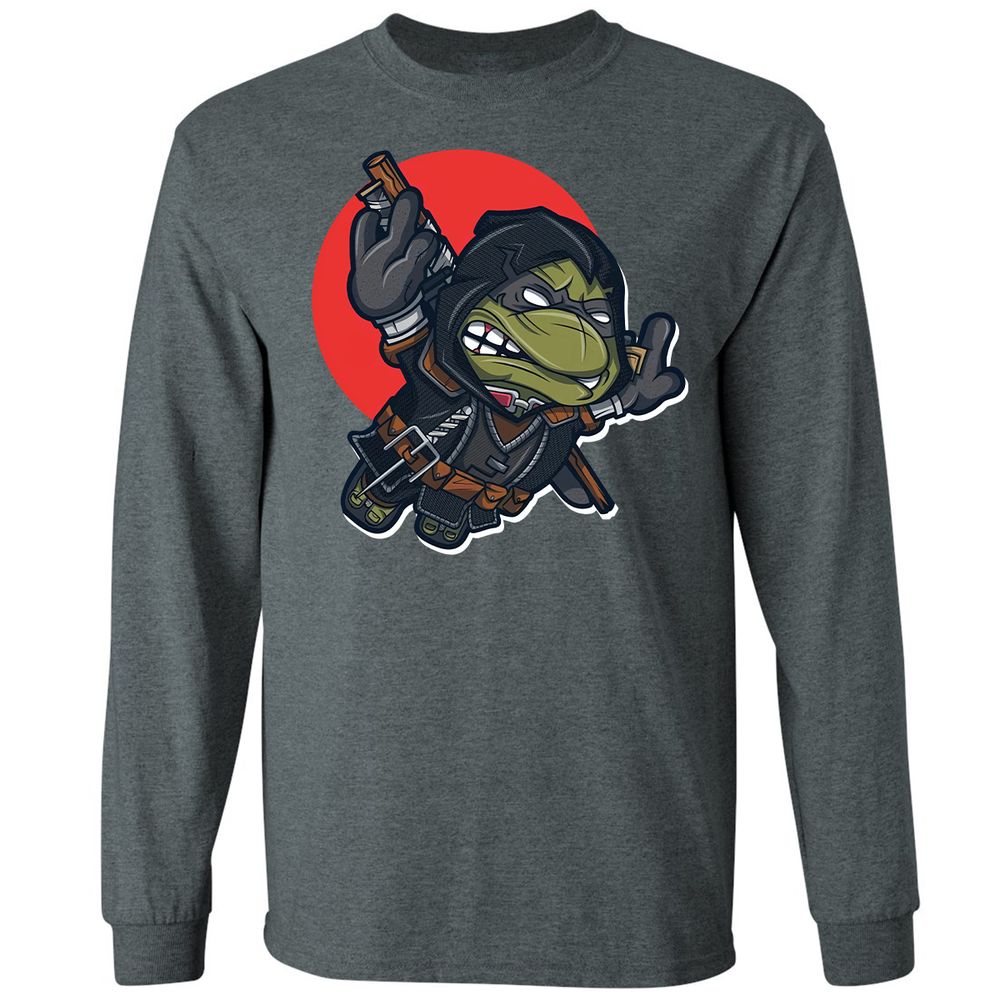 Long Sleeve T-Shirt - Z8V16S9N - Dark Heather - 15