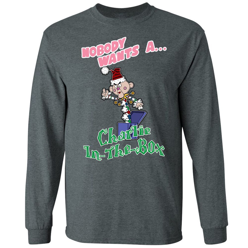 Long Sleeve T-Shirt - ZLJCRLLK - Dark Heather - 15