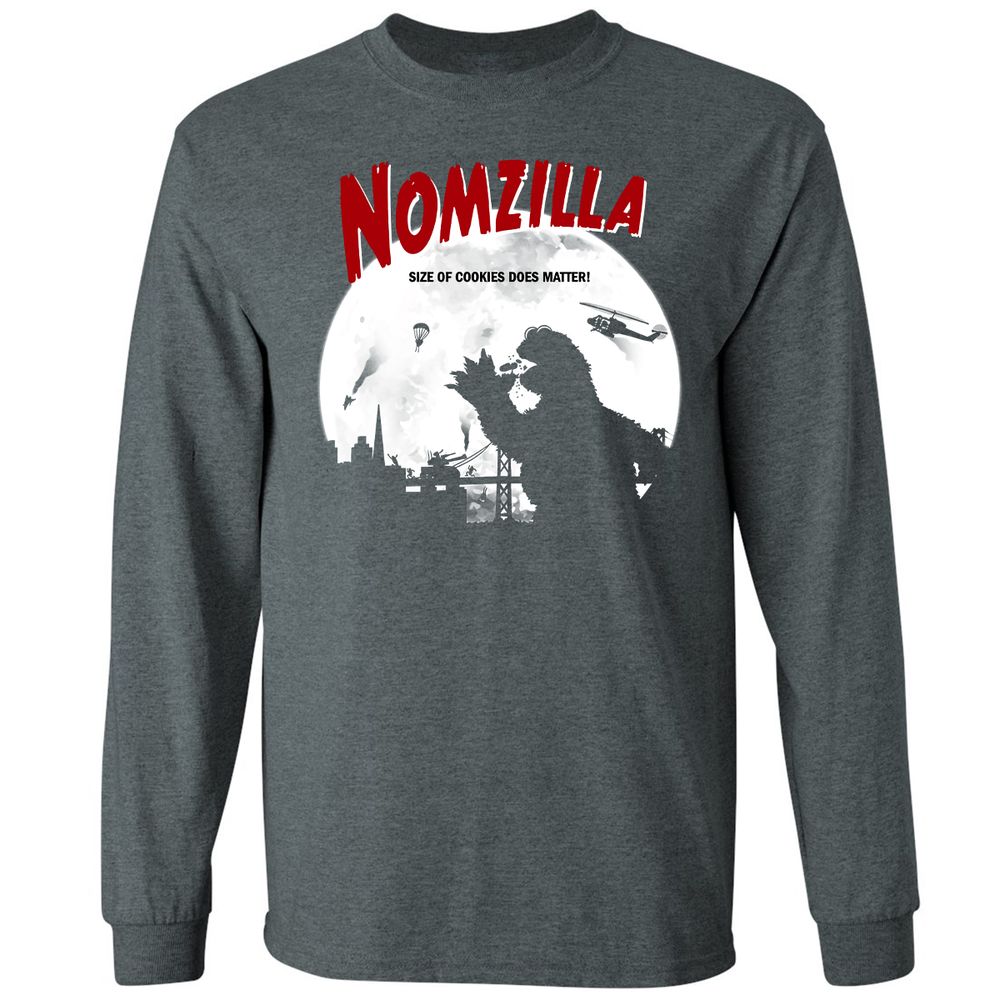 Long Sleeve T-Shirt - YX34RKHQ - Dark Heather - 15