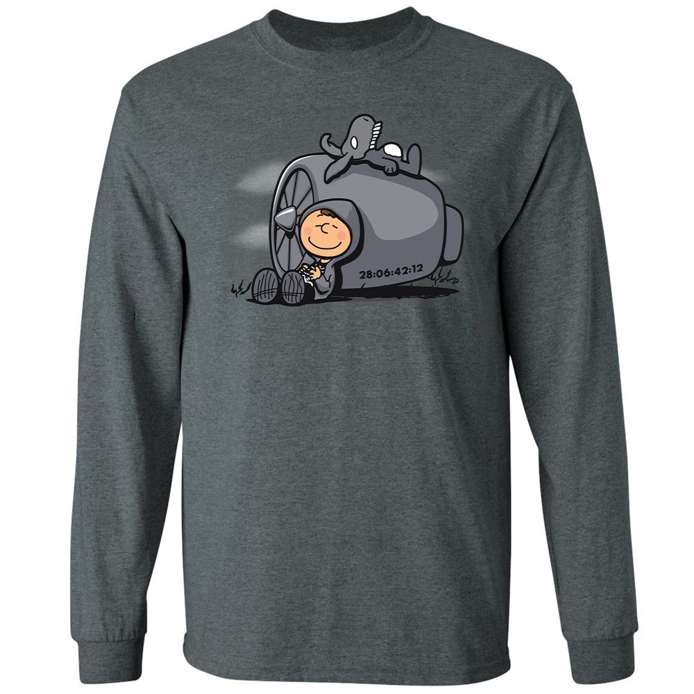 Long Sleeve T-Shirt - 87J4F2NM - Dark Heather - 15