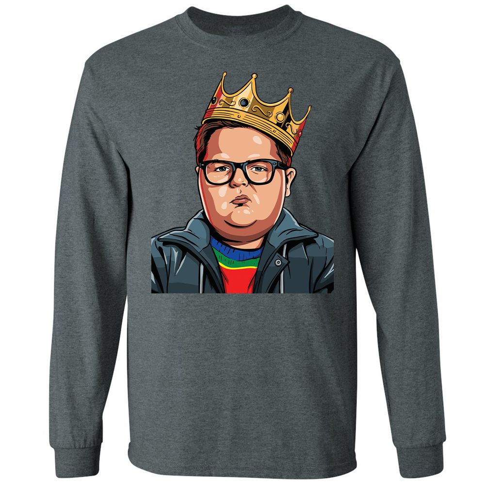 Long Sleeve T-Shirt - P7M8DS1Y - Dark Heather - 15