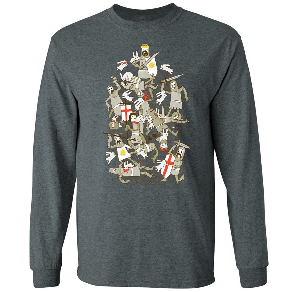 Long Sleeve T-Shirt - 8BE6Z8KB - Dark Heather - 15