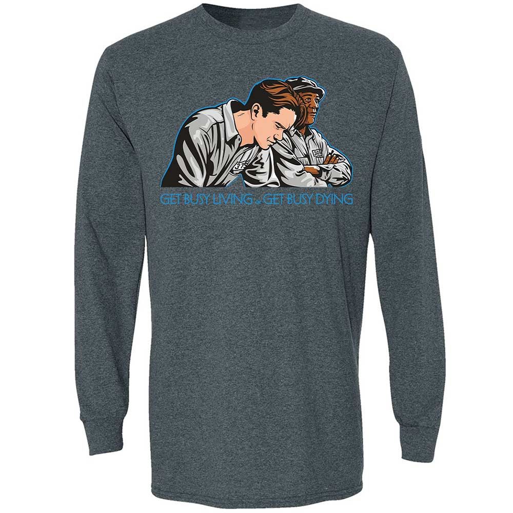 Get Busy Living - Dark Heather - 15