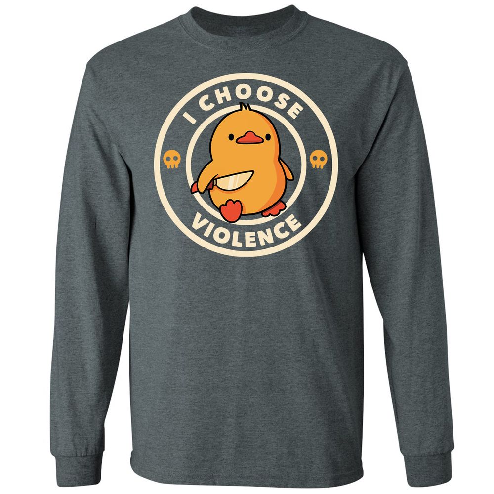 Long Sleeve T-Shirt - HA67HL39 - Dark Heather - 15