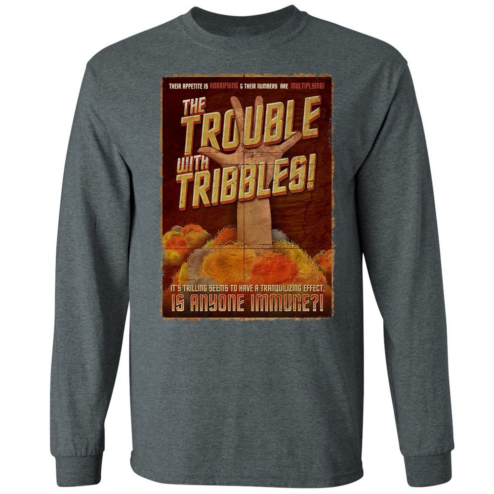 Long Sleeve T-Shirt - 3ZDMFY65 - Dark Heather - 15