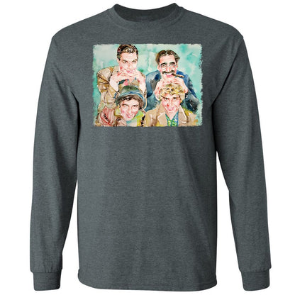 Long Sleeve T-Shirt - 7ZBRRSJX - Dark Heather - 15