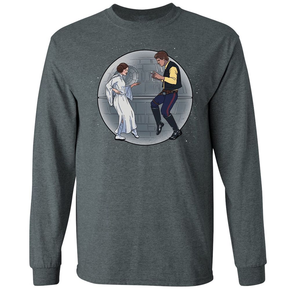 Long Sleeve T-Shirt - SRV5XQ3L - Dark Heather - 15