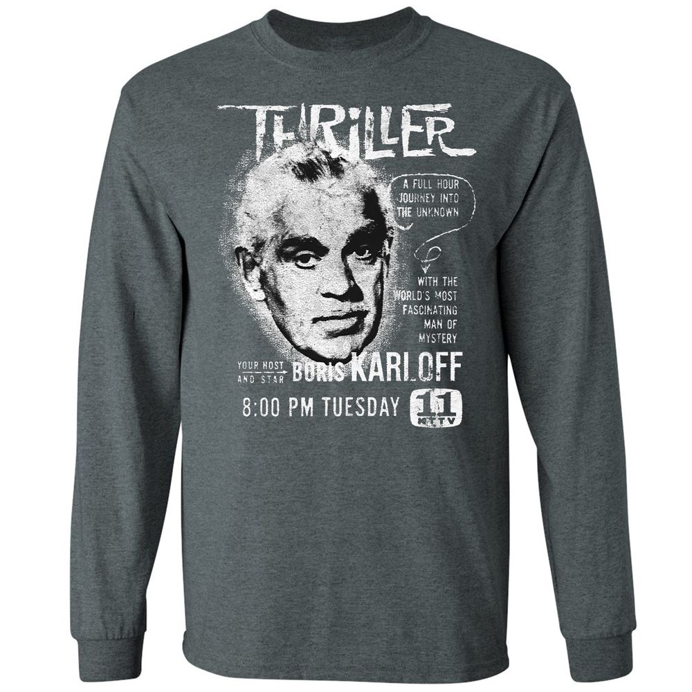 Long Sleeve T-Shirt - SUB85Q2T - Dark Heather - 15