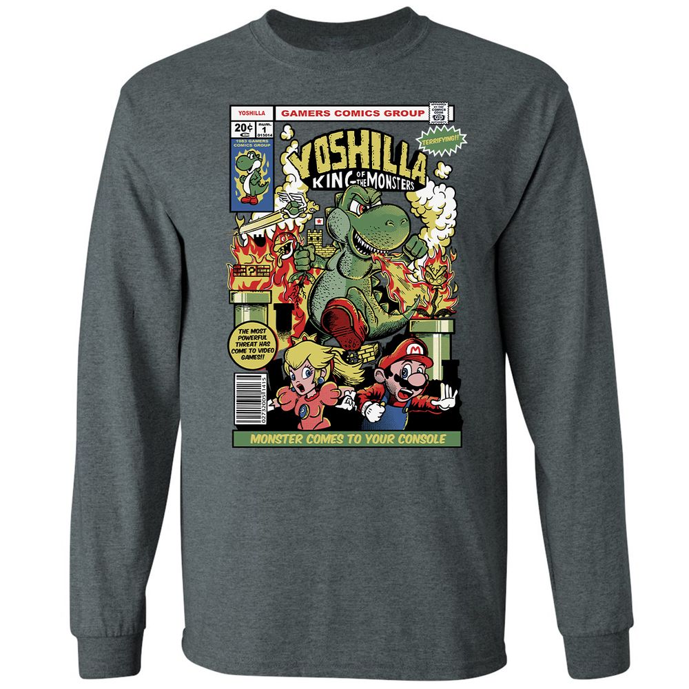 Long Sleeve T-Shirt - LVKVERZJ - Dark Heather - 15