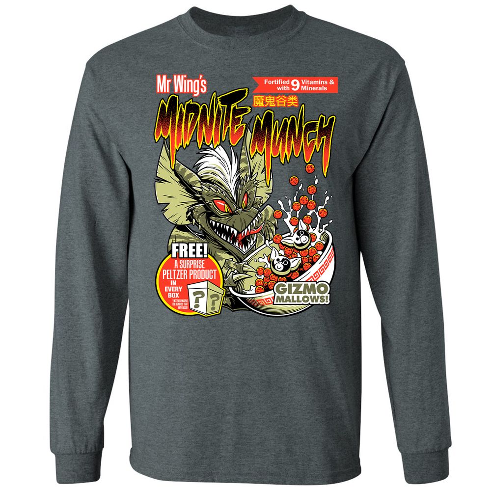 Long Sleeve T-Shirt - XCJNU71G - Dark Heather - 15