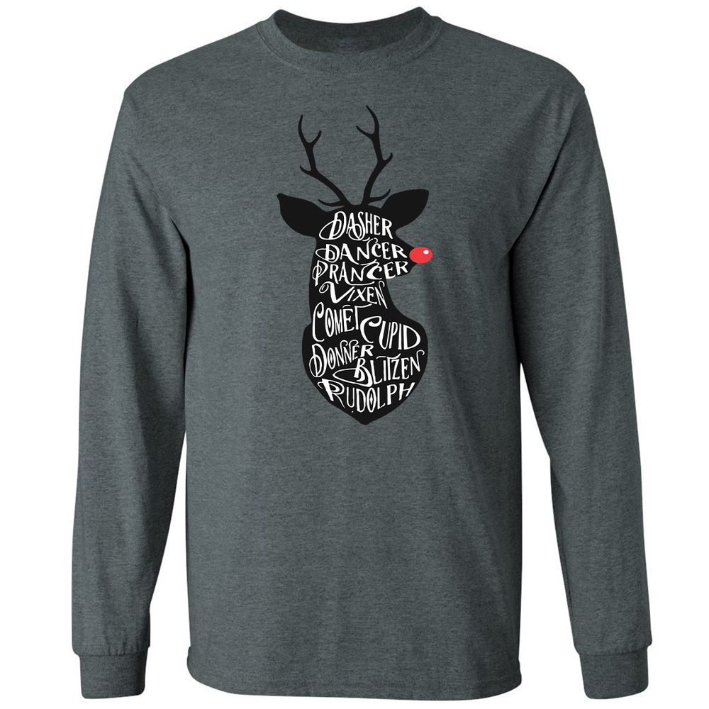 Long Sleeve T-Shirt - 48WQH1PK - Dark Heather - 15