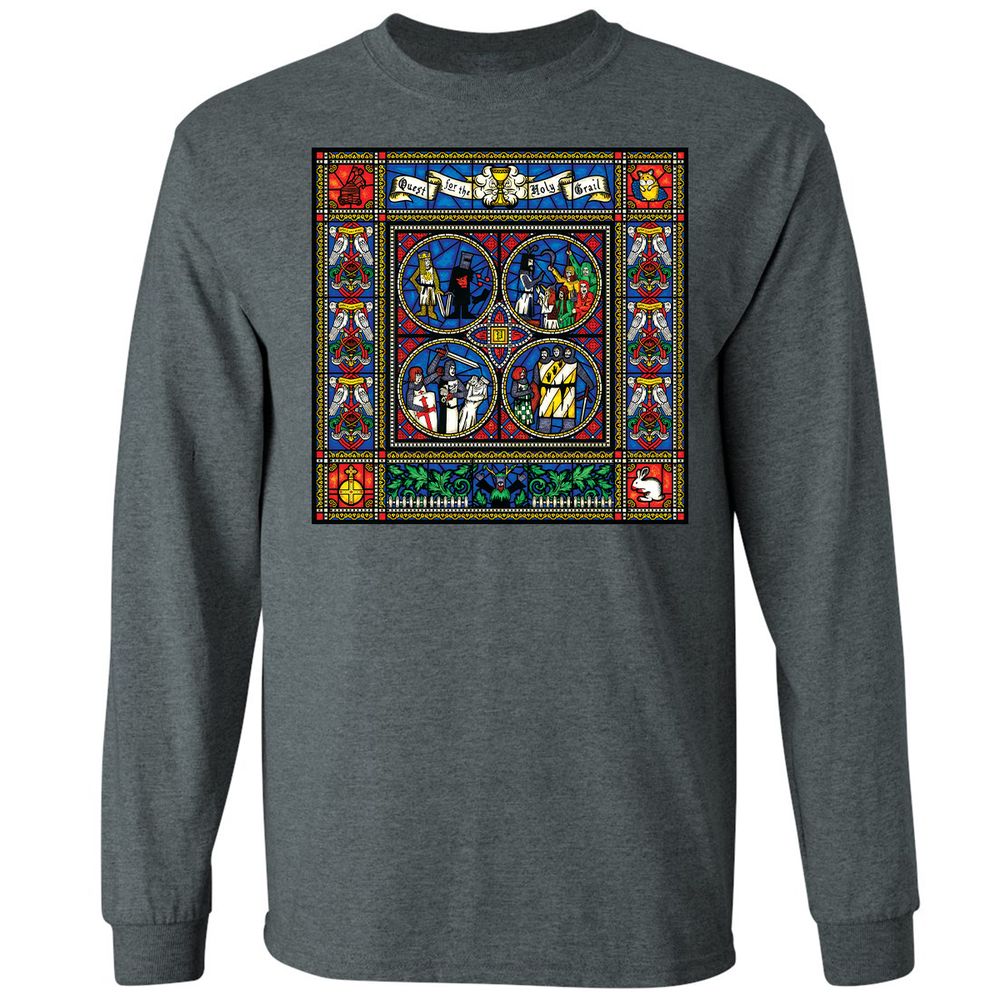 Long Sleeve T-Shirt - VZHJMPQW - Dark Heather - 15