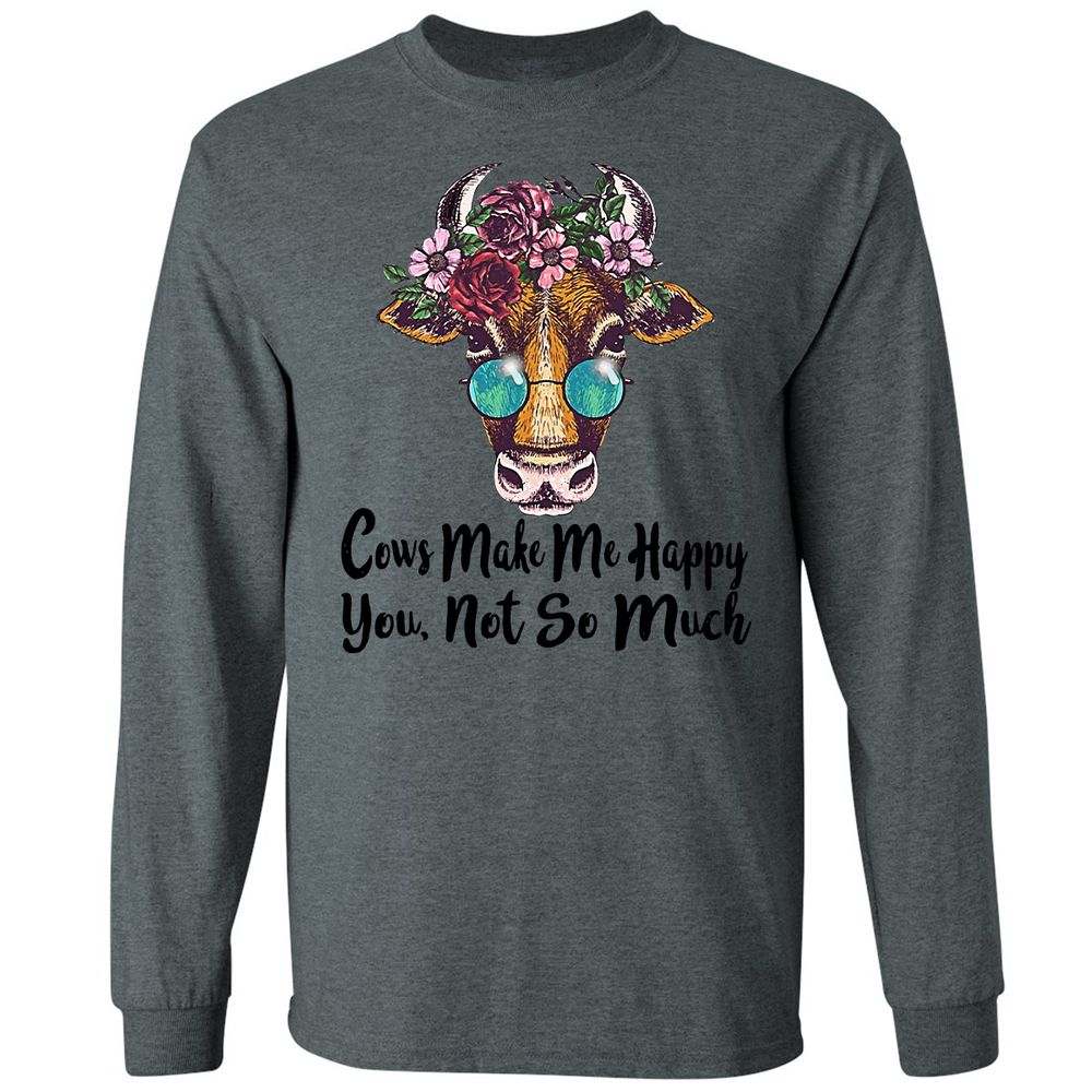 Long Sleeve T-Shirt - H96NU3QW - Dark Heather - 15
