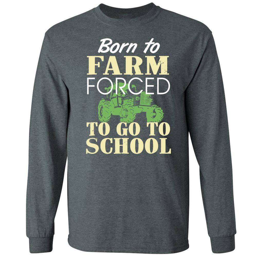 Long Sleeve T-Shirt - LU2KT5LY - Dark Heather - 15