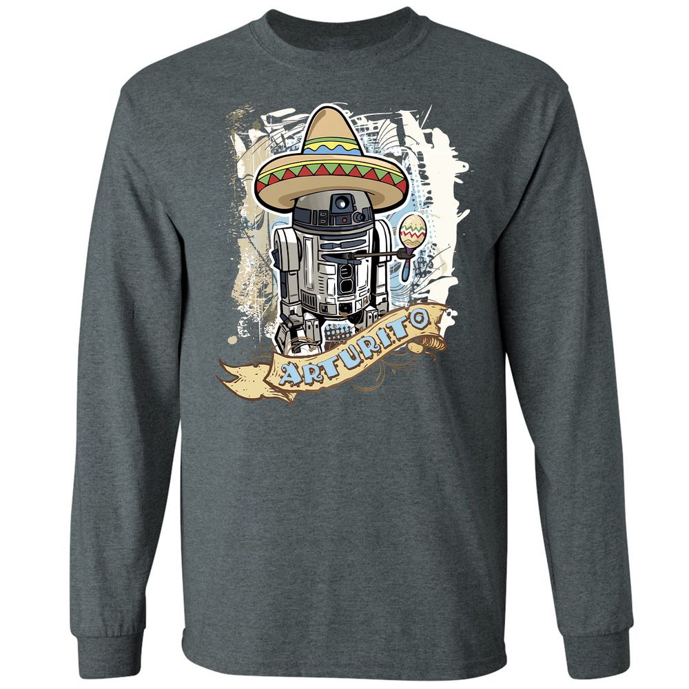 Long Sleeve T-Shirt - WHNPWQCC - Dark Heather - 15