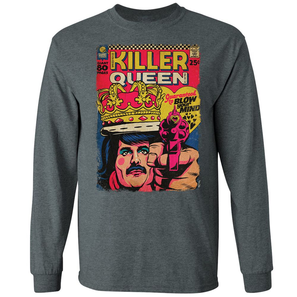 Long Sleeve T-Shirt - TFDAVSZW - Dark Heather - 15