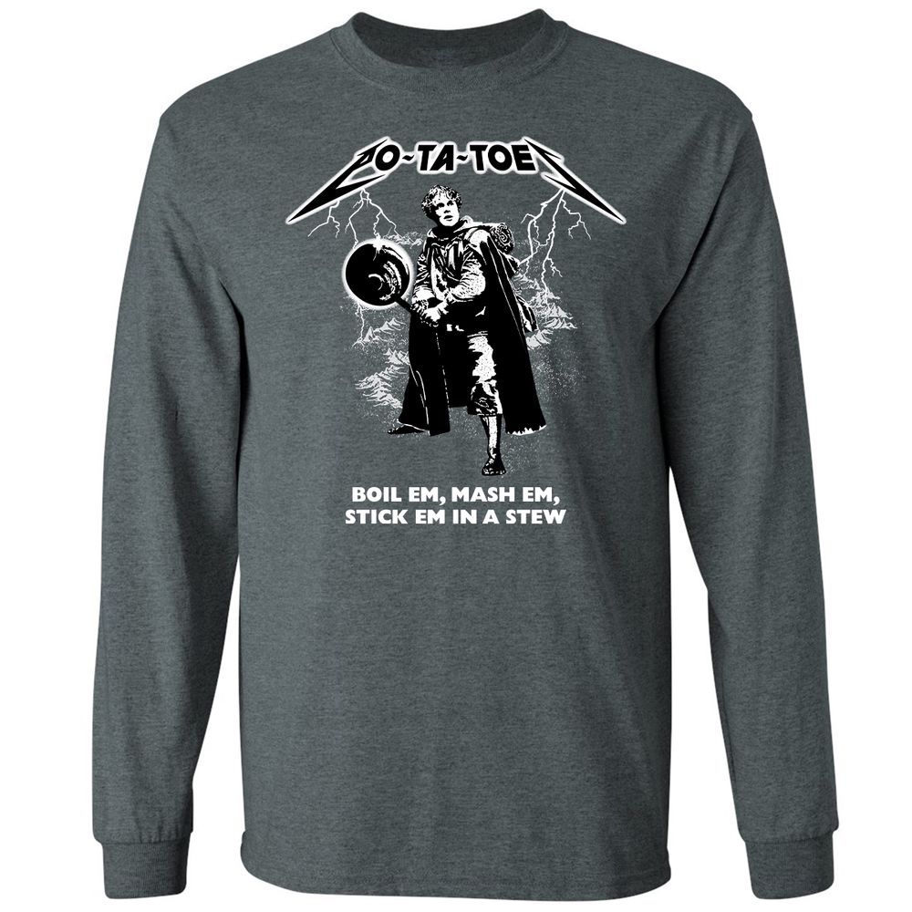 Long Sleeve T-Shirt - JV6QMX6Z - Dark Heather - 15