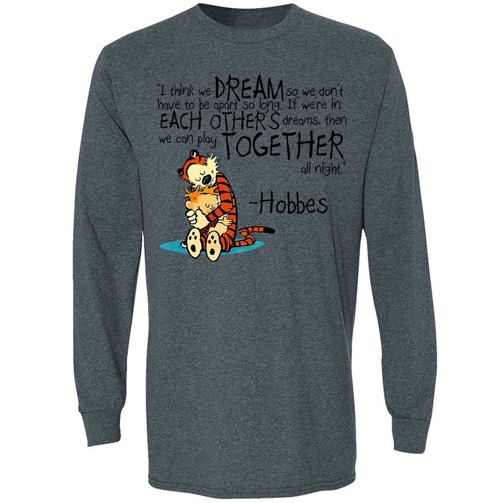 Calvin Hobbes Dreams - Dark Heather - 15