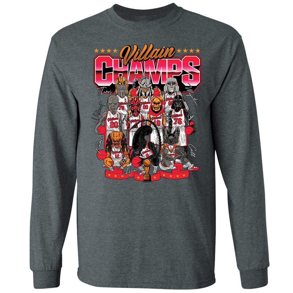 Long Sleeve T-Shirt - T6YF35N3 - Dark Heather - 15