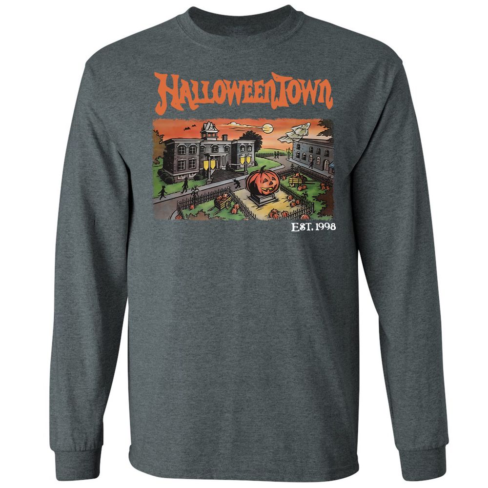Long Sleeve T-Shirt - UZKY7XE5 - Dark Heather - 15